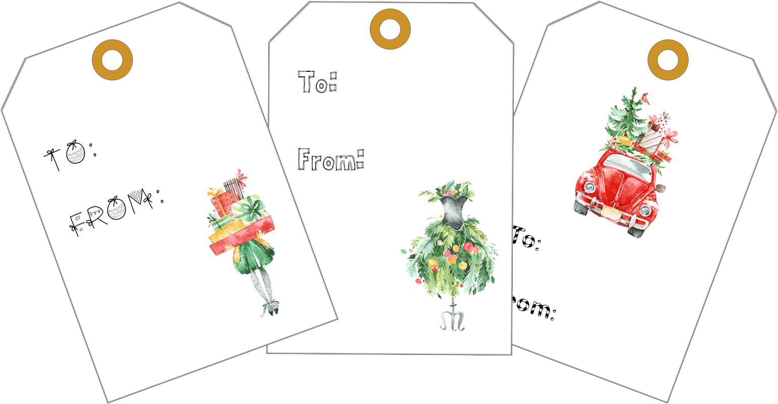 Free Printable Christmas Gift Tags To Make Your Spirits Bright