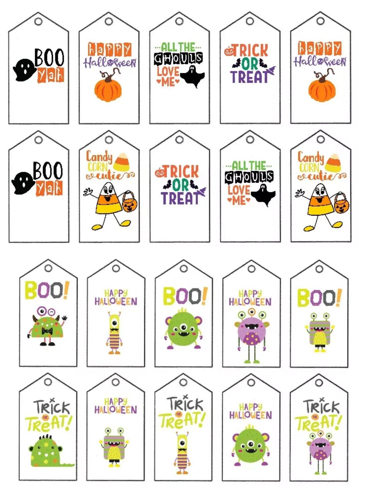 free halloween gift tags printable free halloween gift tags printable