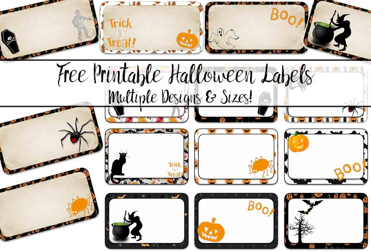 Free Printable Halloween Labels Multiple Sizes Multiple Designs Free Printable Halloween Labels Multiple Sizes Multiple Designs