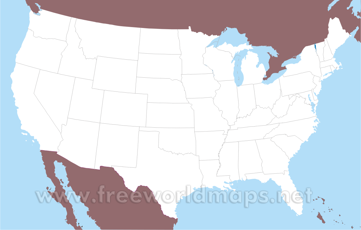 blank map of the us states printable