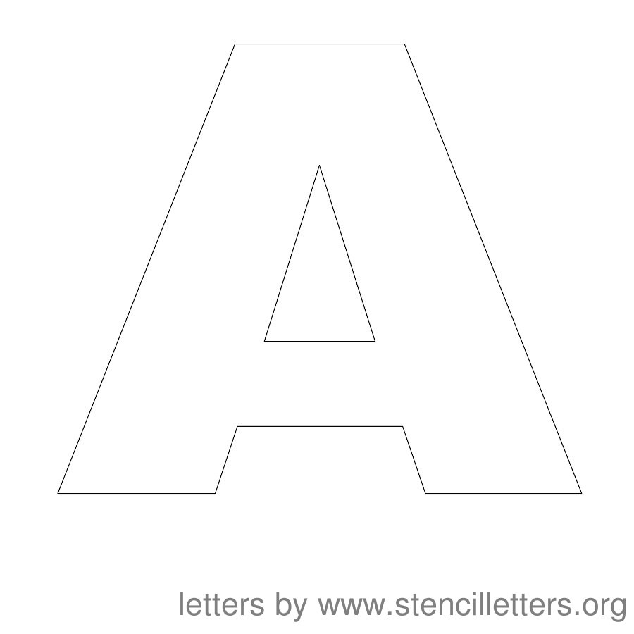 Free Printable Stencil Letters Stencil Letters Org Worksheets Library