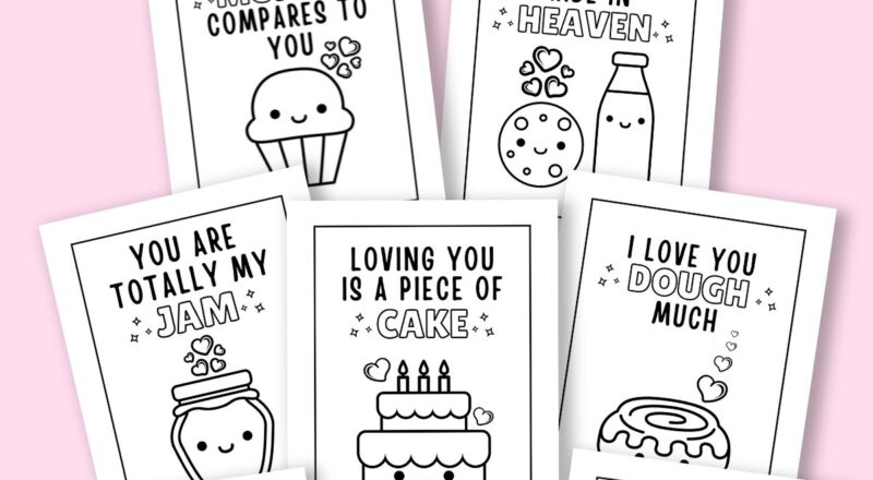 Free Printable Valentine s Cards To Colour Gathering Beauty