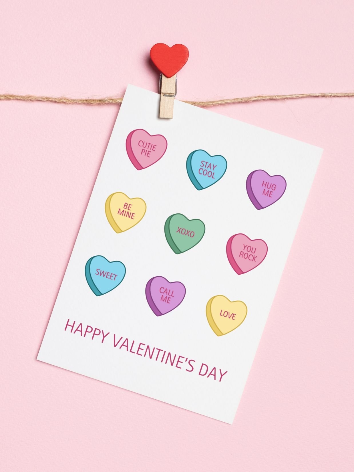 Free Printable Valentine s Day Card 