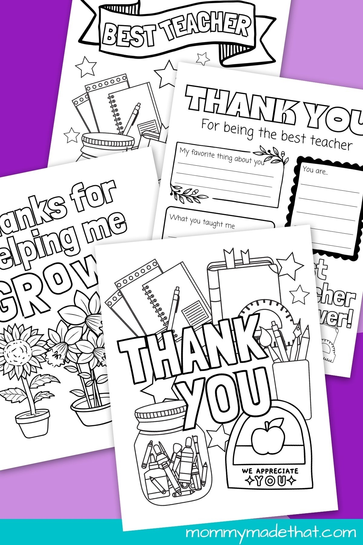Free Teacher Appreciation Printables Lots To Choose From 