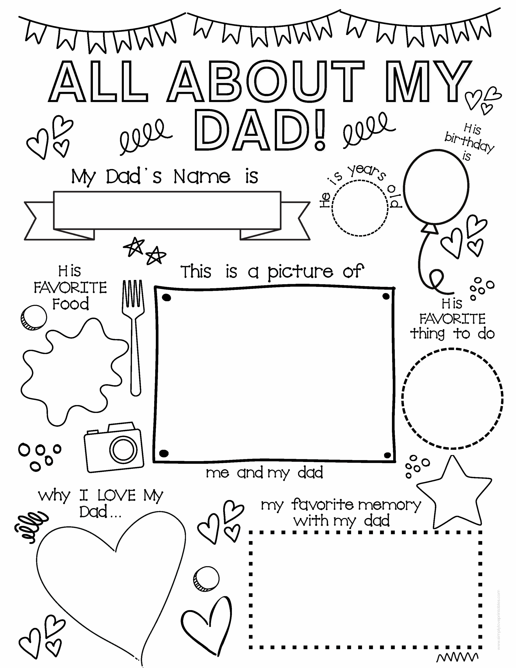 Fun Printables To Celebrate Father s Day Simply Love Printables Fun Printables To Celebrate Father s Day Simply Love Printables