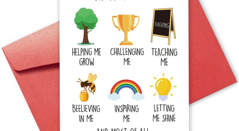 Funny Teacher s Day Card For Him And Her Cute Appreciation Card For Teacher Birthday Card Thank You Card Nursery Teacher Card School Leaving Card Amazon de Stationery Office Supplies