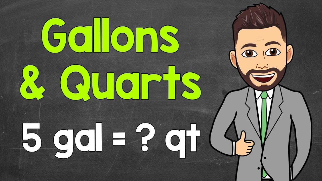Gallons Quarts Gallons To Quarts Quarts To Gallons How Many Quarts In A Gallon YouTube