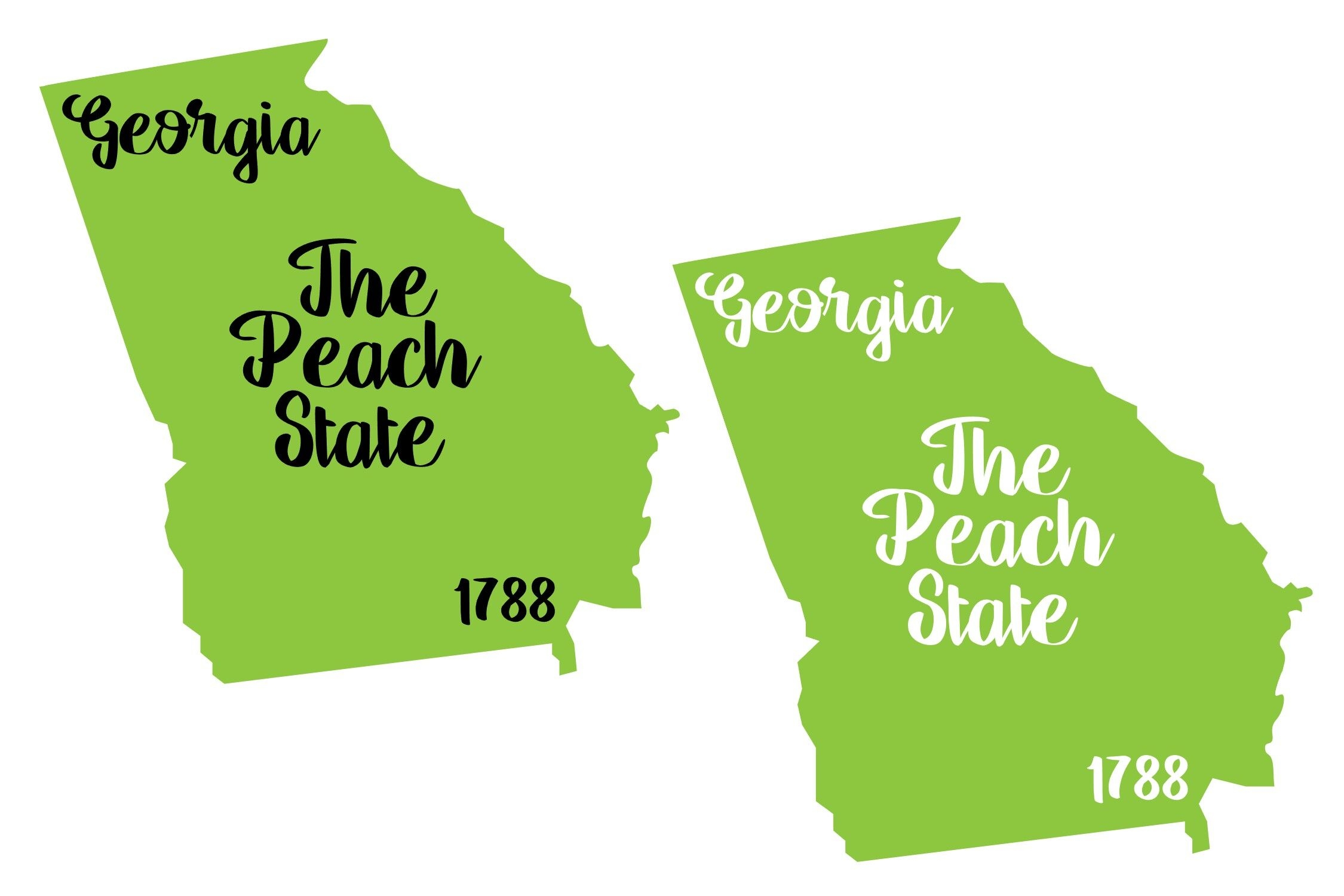 Georgia State Nickname EST Year 2 Files SVG PNG EPS By Studio 26 Design Co TheHungryJPEG