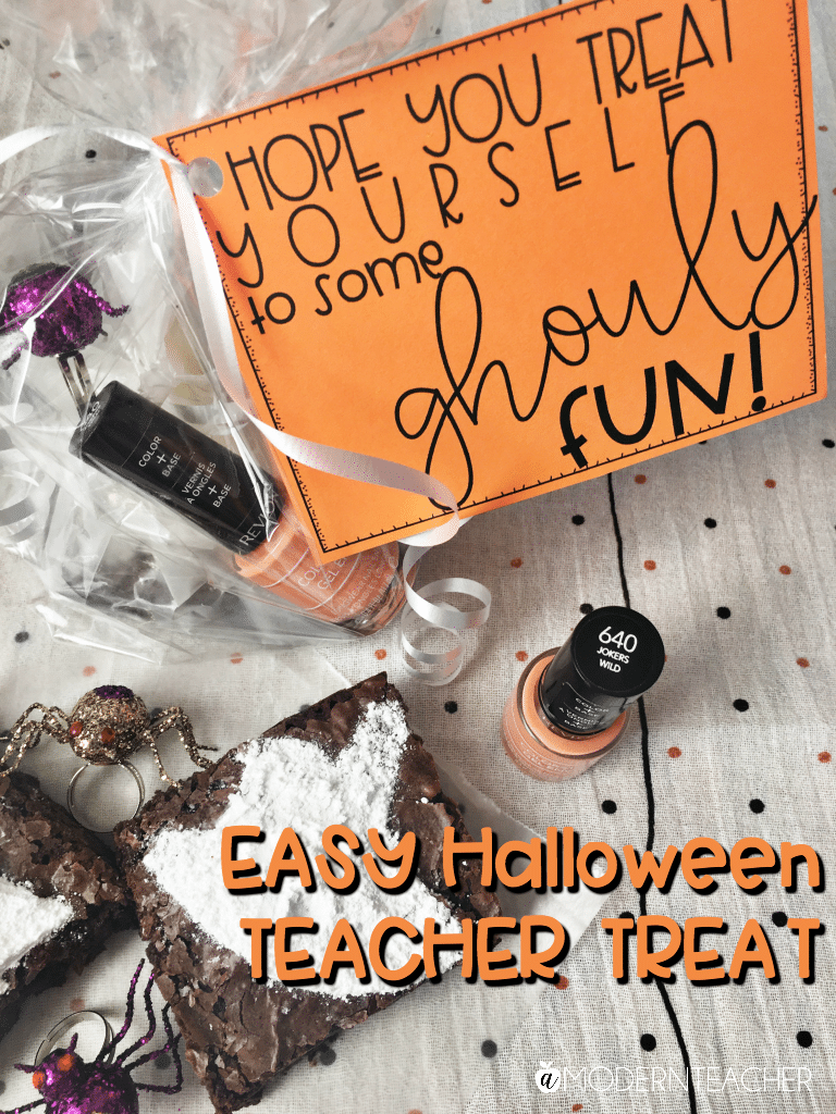 Halloween Gift For Teachers Plus Free Gift Tag The Crafting Chicks