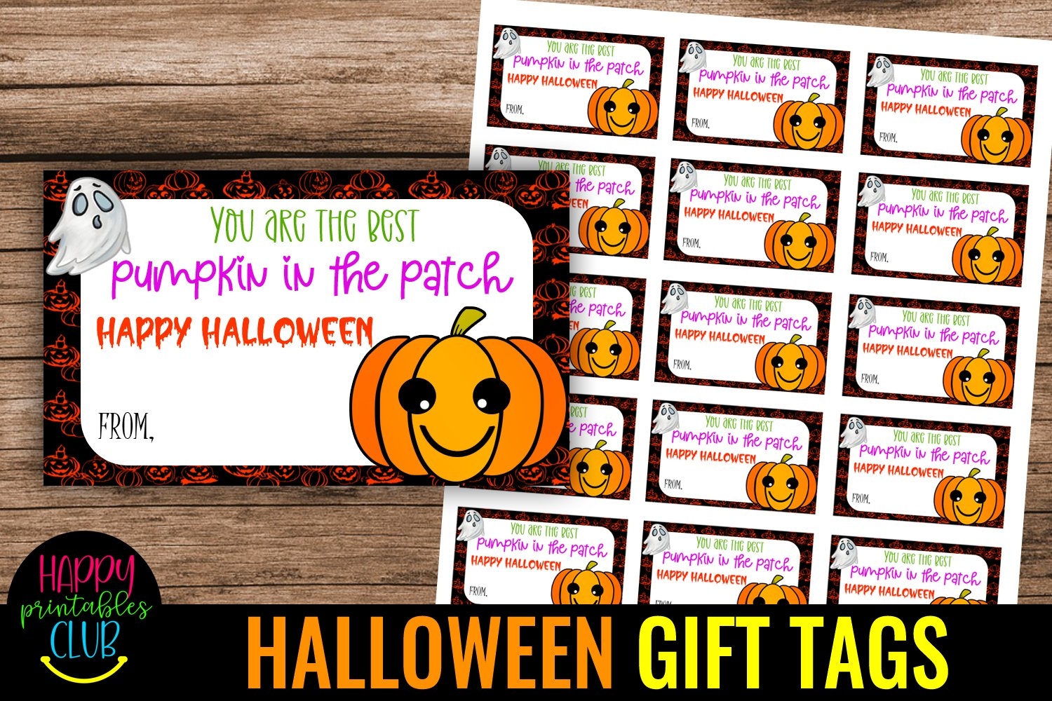 halloween goodie bag labels