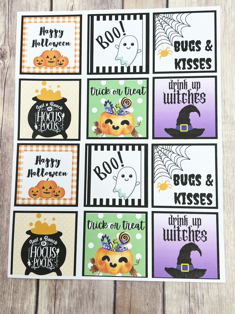 free printable halloween tags free printable halloween tags