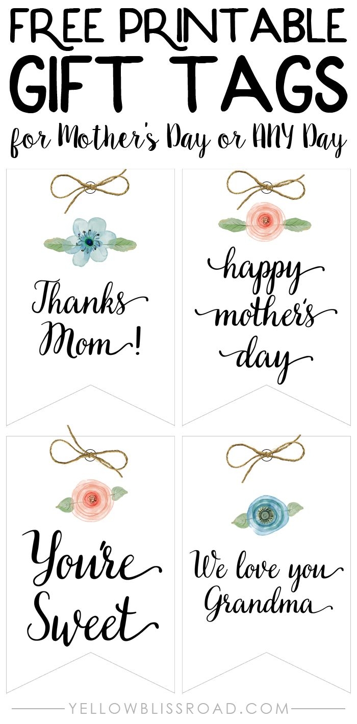 free mother's day printables