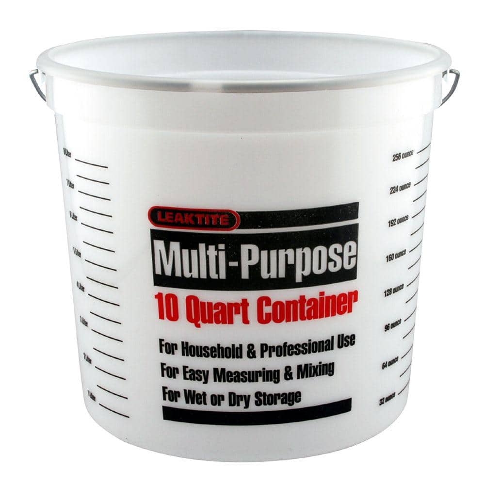HDX 10 Qt Multi Purpose Bucket 0011CLR The Home Depot