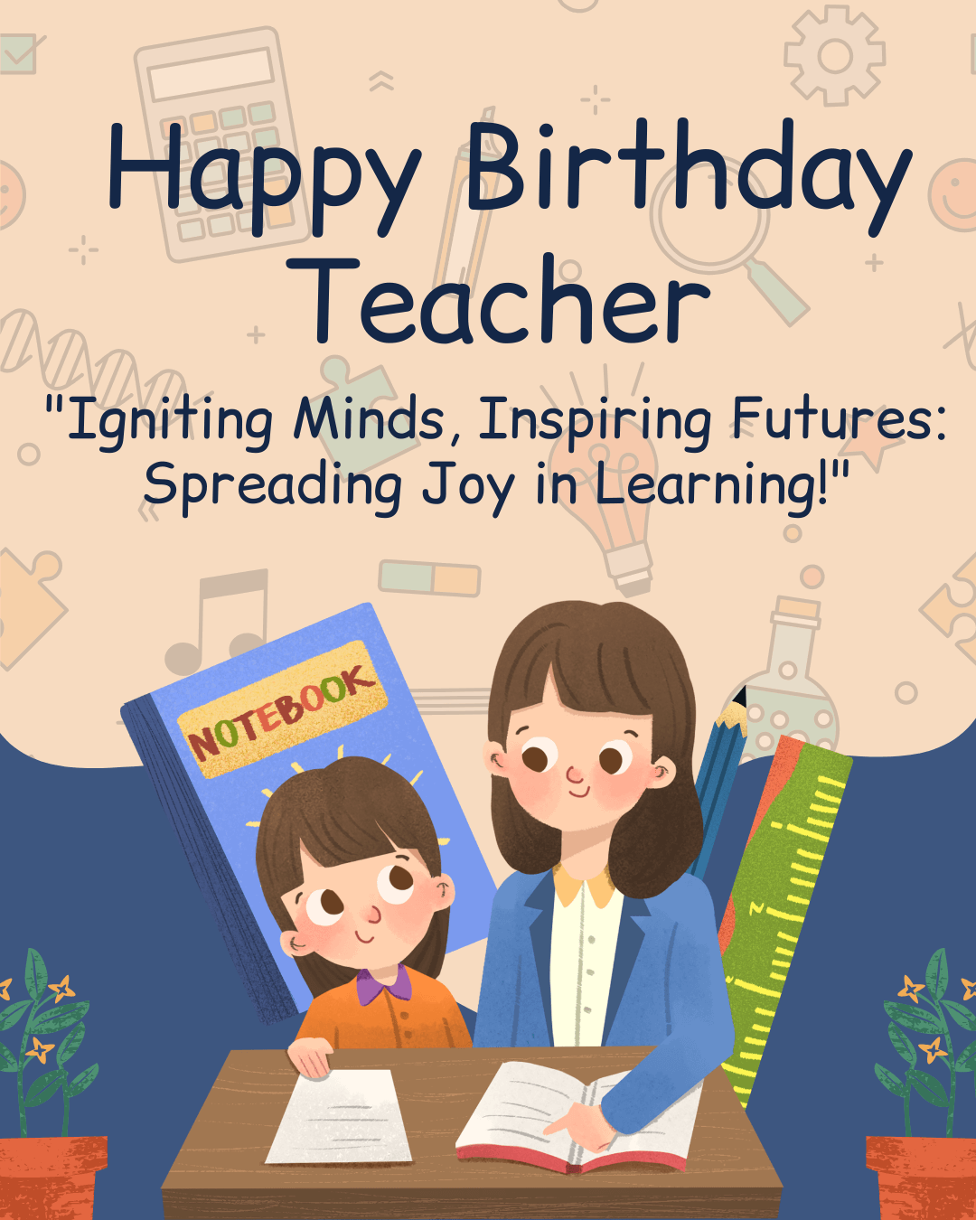 Heart Touching Birthday Wishes For Teacher From Students And Parents Messages Wishes Quotes And Images Just Birthday Wishes
