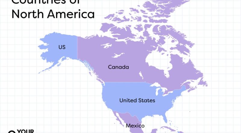 How Many Countries Are In North America Full List Territories YourDictionary