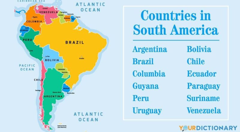 How Many Countries Are In South America A Complete List YourDictionary