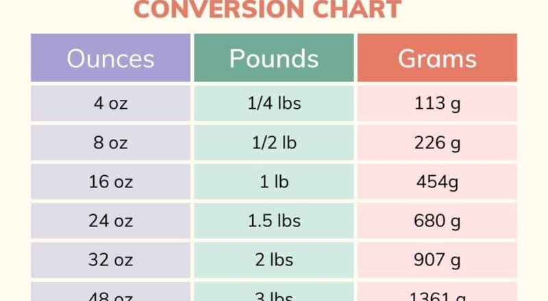 How Many Ounces In A Pound BeCentsational