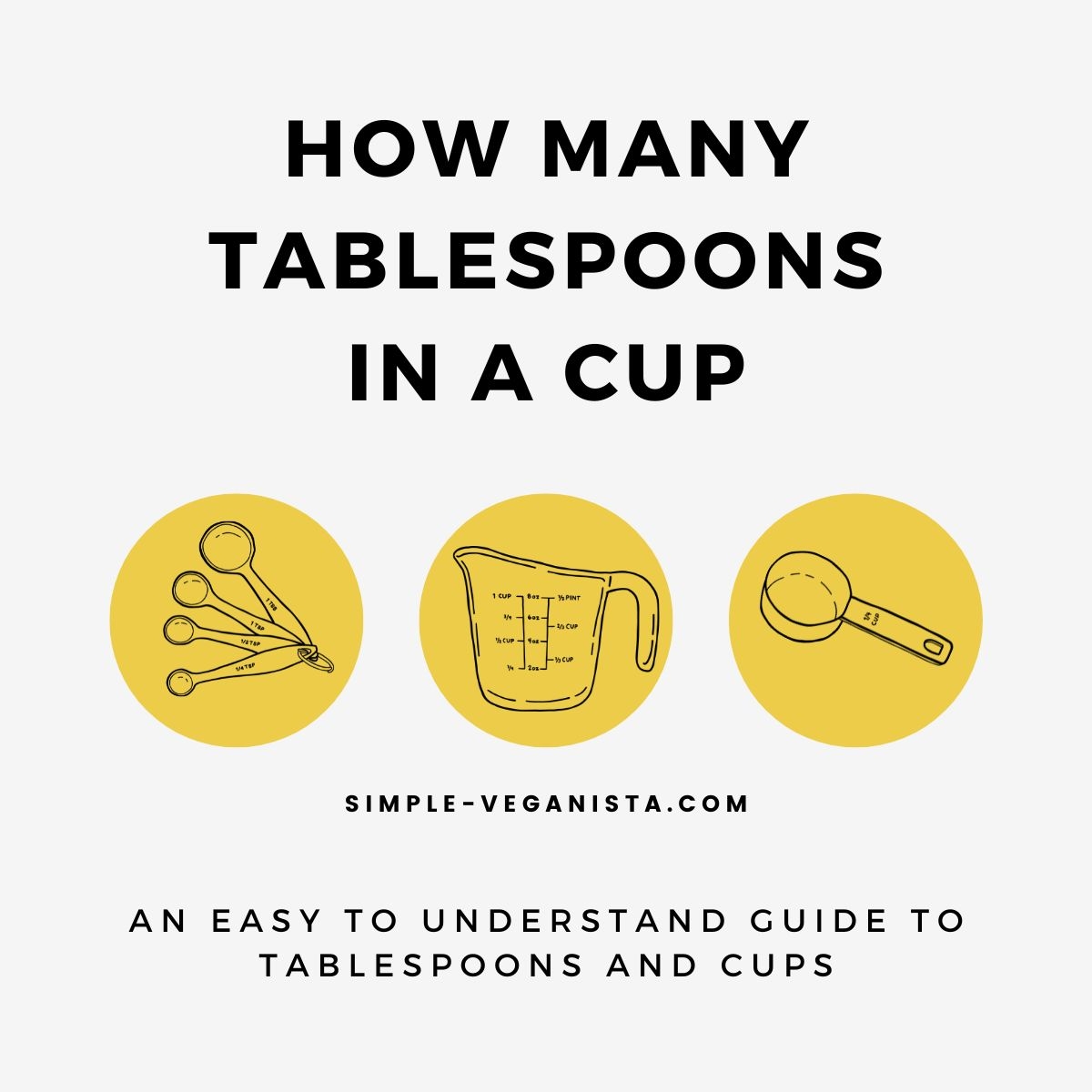How Many Tablespoons In A Cup Conversion Guide Chart 