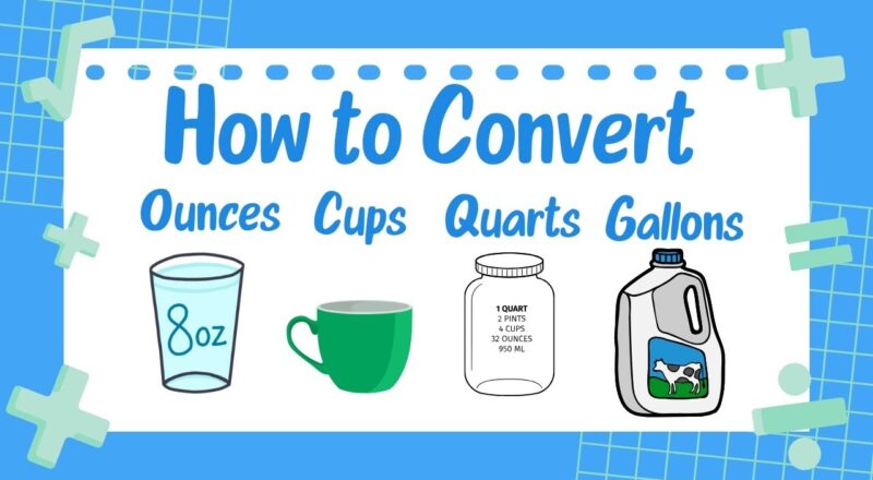 How To Convert Gallons To Quarts And Quarts To Gallons YouTube