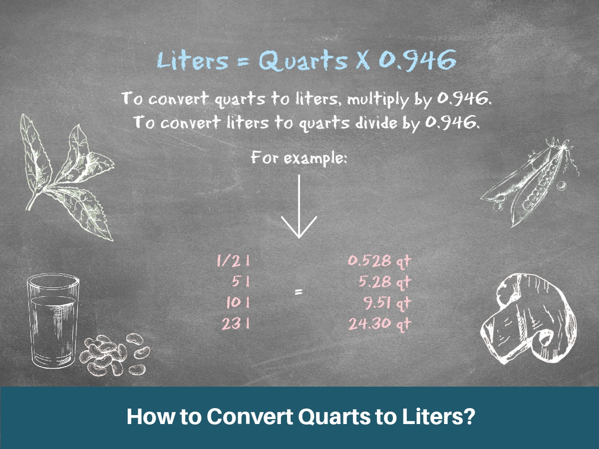 How To Convert Quarts To Liters 