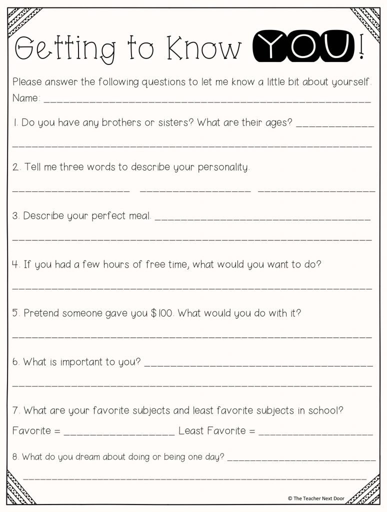 get to know you handout get to know you handout