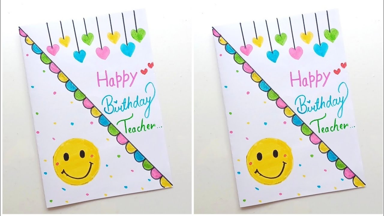 How To Make Birthday Card For TEACHER Diy Handmade Birthday Card Easy Beautiful Birthday Card YouTube How To Make Birthday Card For TEACHER Diy Handmade Birthday Card Easy Beautiful Birthday Card YouTube