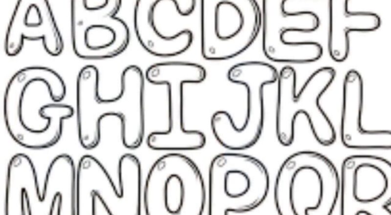 How To Make BUBBLE Letters How To Create ABC Book Mr Schuette bubbleletters mrschuettesart YouTube