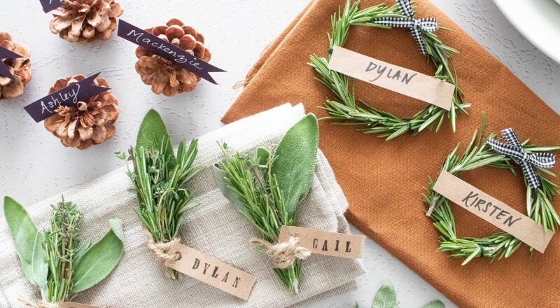 How To Make Place Cards With Natural Materials Ehow