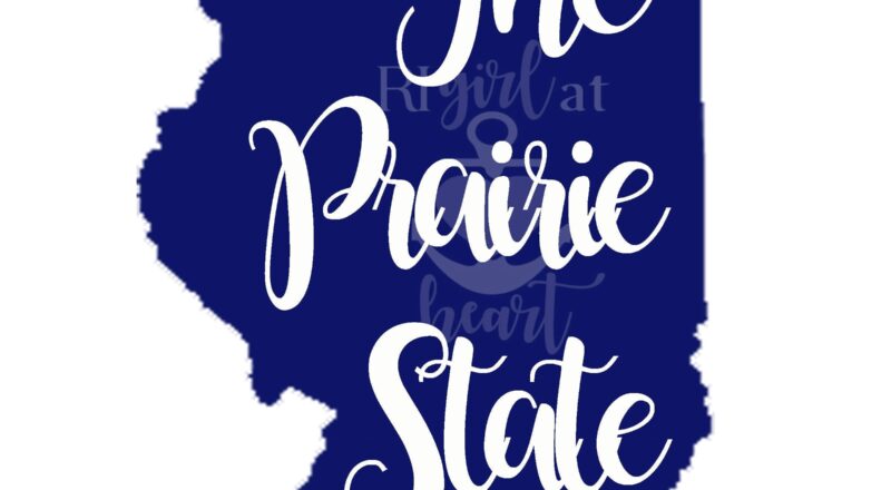 Illinois State Nickname Print The Prairie State Wall Art digital Download Etsy Ireland