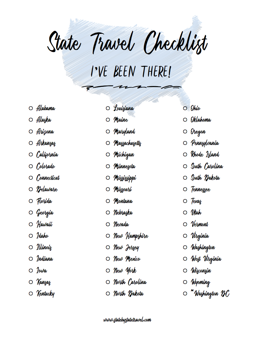 printable list of 50 states printable list of 50 states