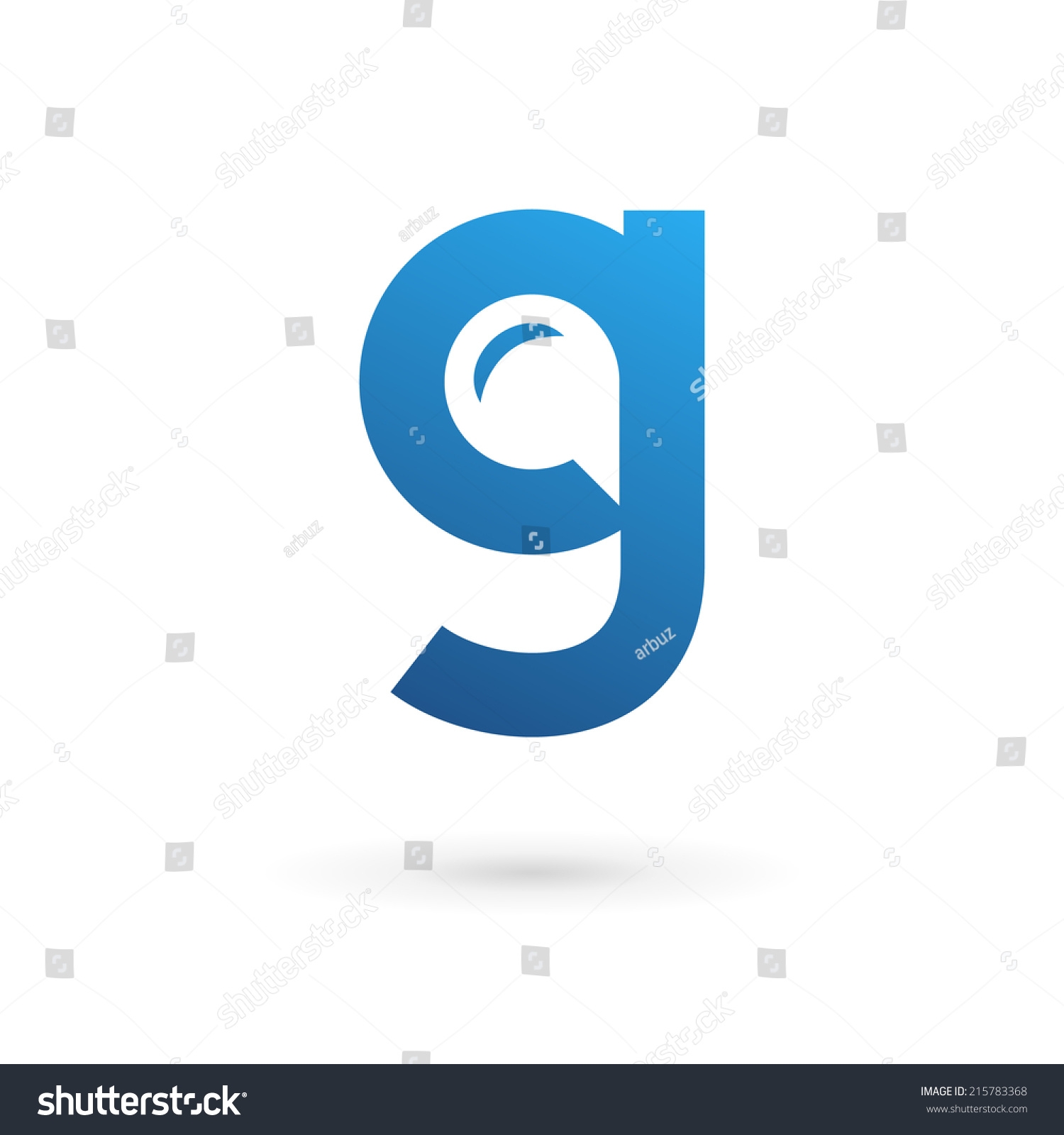 Letter G Speech Bubble Logo Icon Stock Vector Royalty Free 215783368 Shutterstock