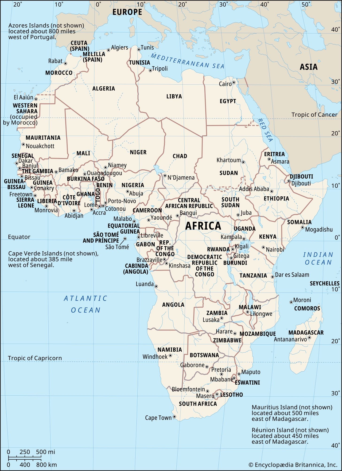List Of African Countries By Area List Rank Largest Smallest Britannica