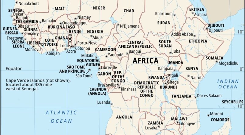 List Of African Countries By Area List Rank Largest Smallest Britannica
