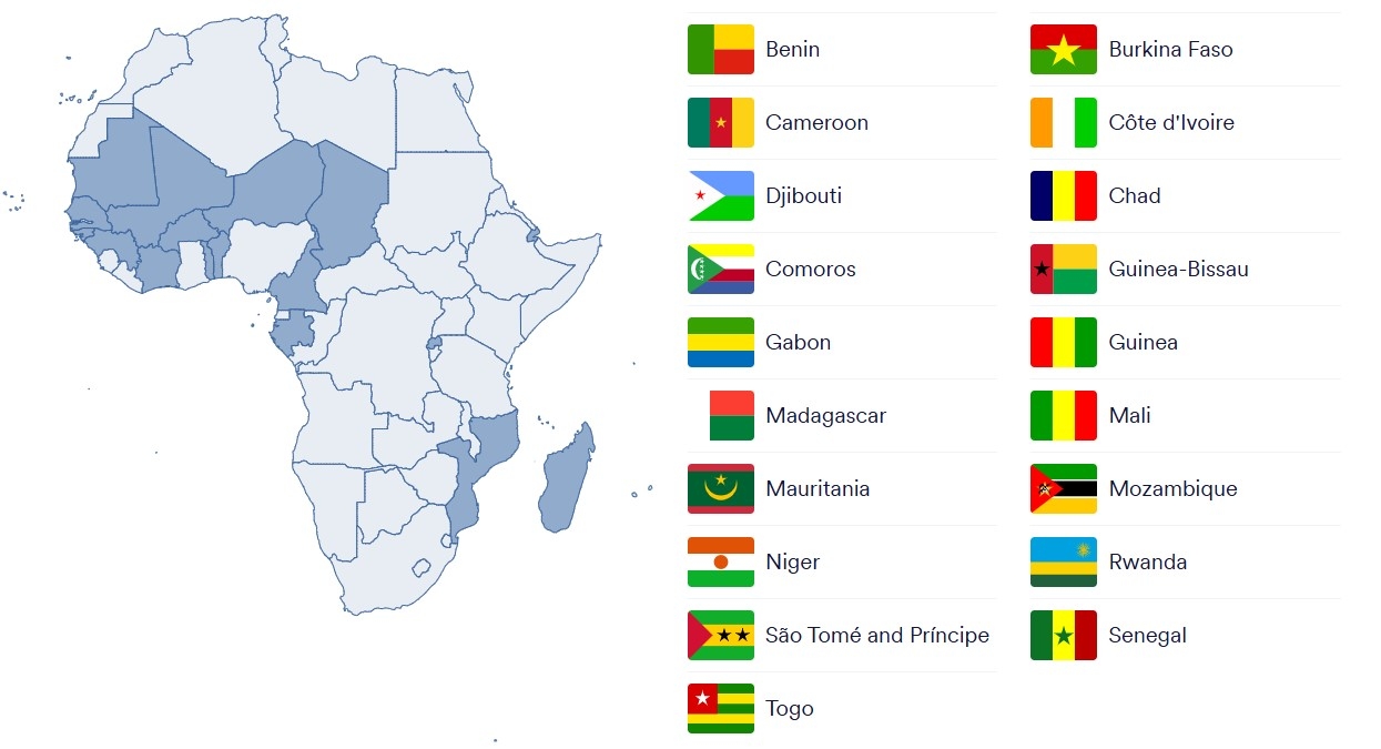 List Of Anglophone And Francophone Countries In Africa