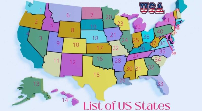 List Of US States And Territories Guide To All 50 US States