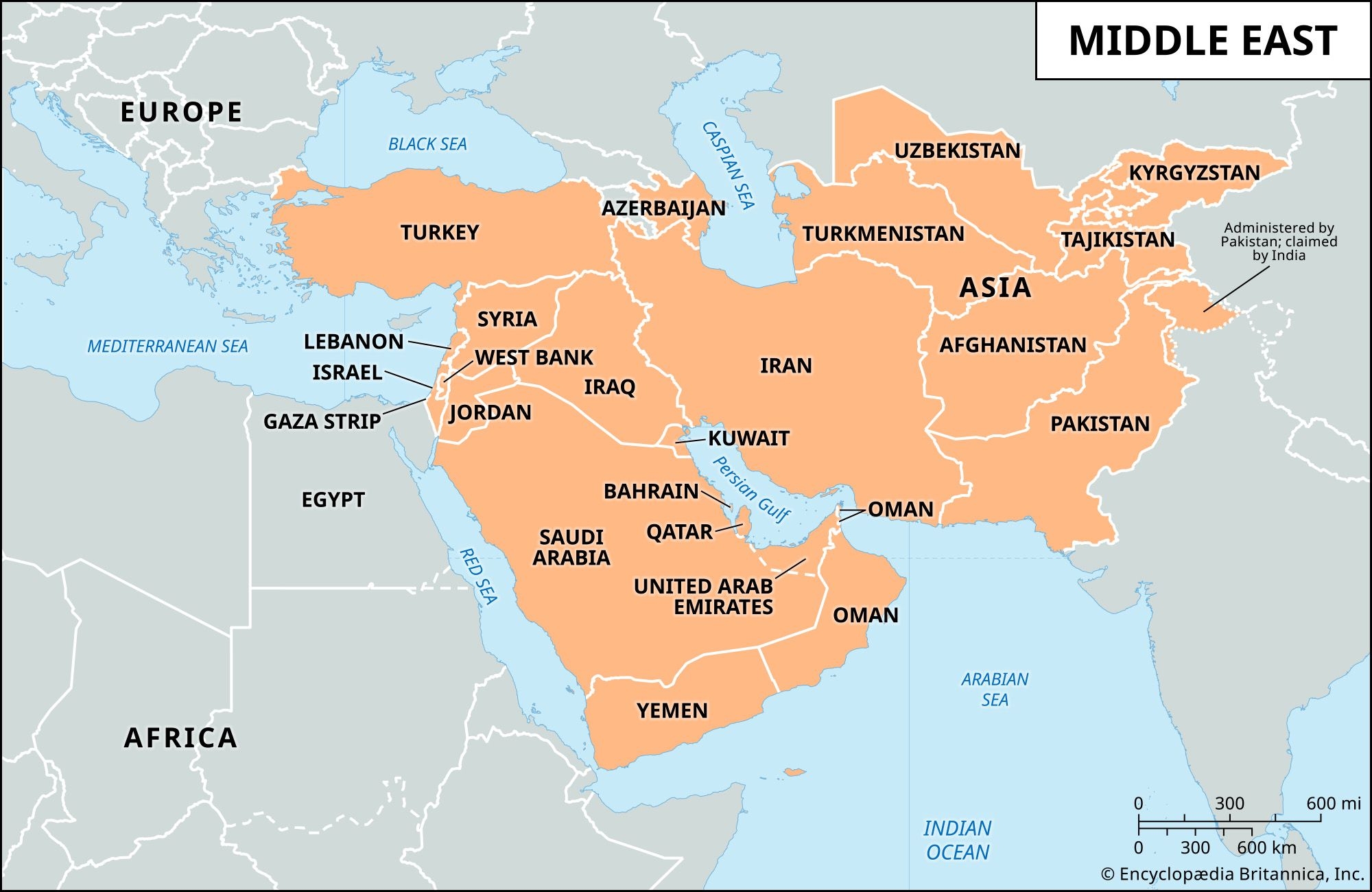 Middle East Map Countries West Asia History Conflict Facts Britannica Middle East Map Countries West Asia History Conflict Facts Britannica