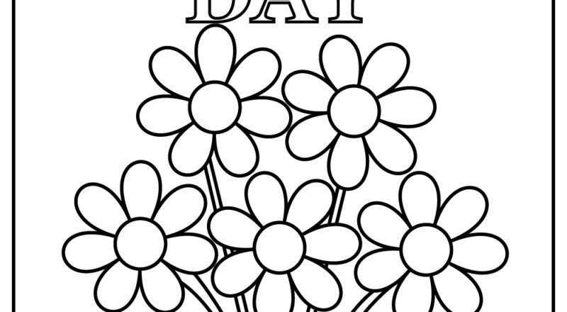 Mothers Day Coloring Pages 100 Free Printables Worksheets Library
