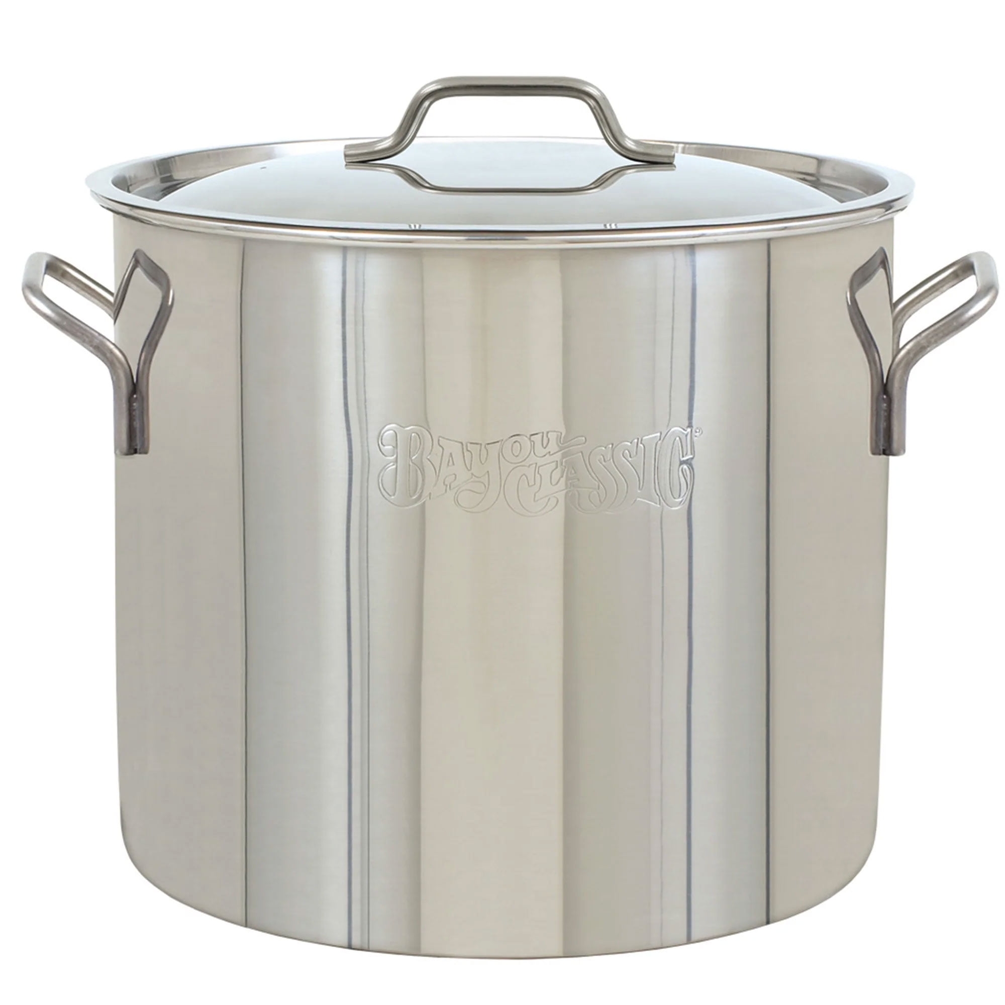 Open Box Bayou Classic 30 Qt 7 5 Gal Stainless Steel Brew Kettle Pot W Lid Walmart