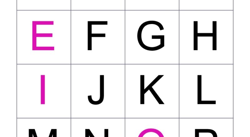 Printable Alphabet Letters 26 Letters A Z Memozor