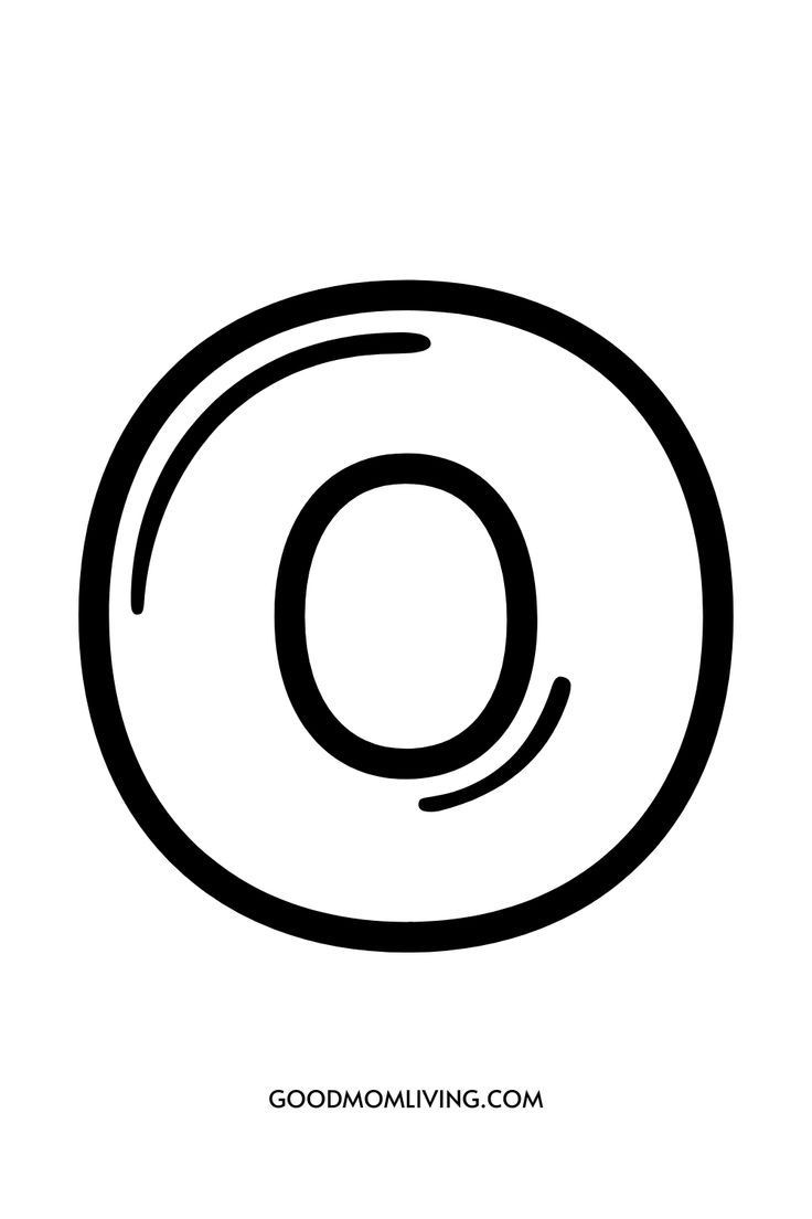 Printable Bubble Letter O Bubble Letters Alphabet