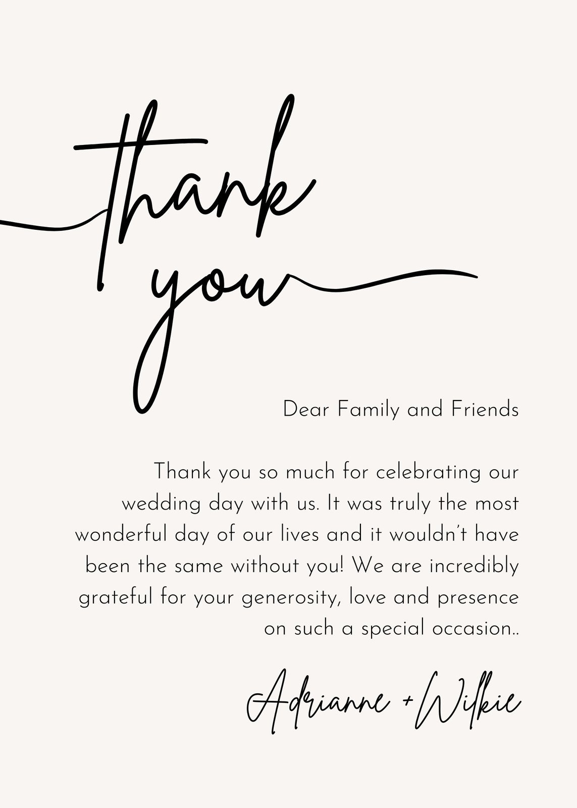 Printable Customizable Thank You Card Templates Canva