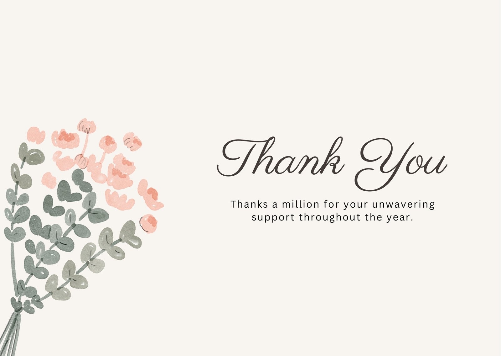 Printable Customizable Thank You Card Templates Canva