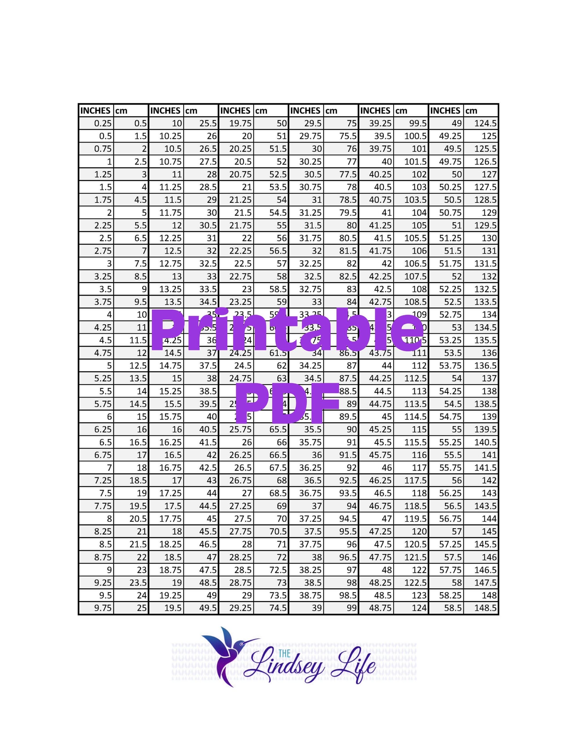 Printable Inches To Centimeter Conversion Chart Pattern By Lindseystephens Gosadi Printable Inches To Centimeter Conversion Chart Pattern By Lindseystephens Gosadi