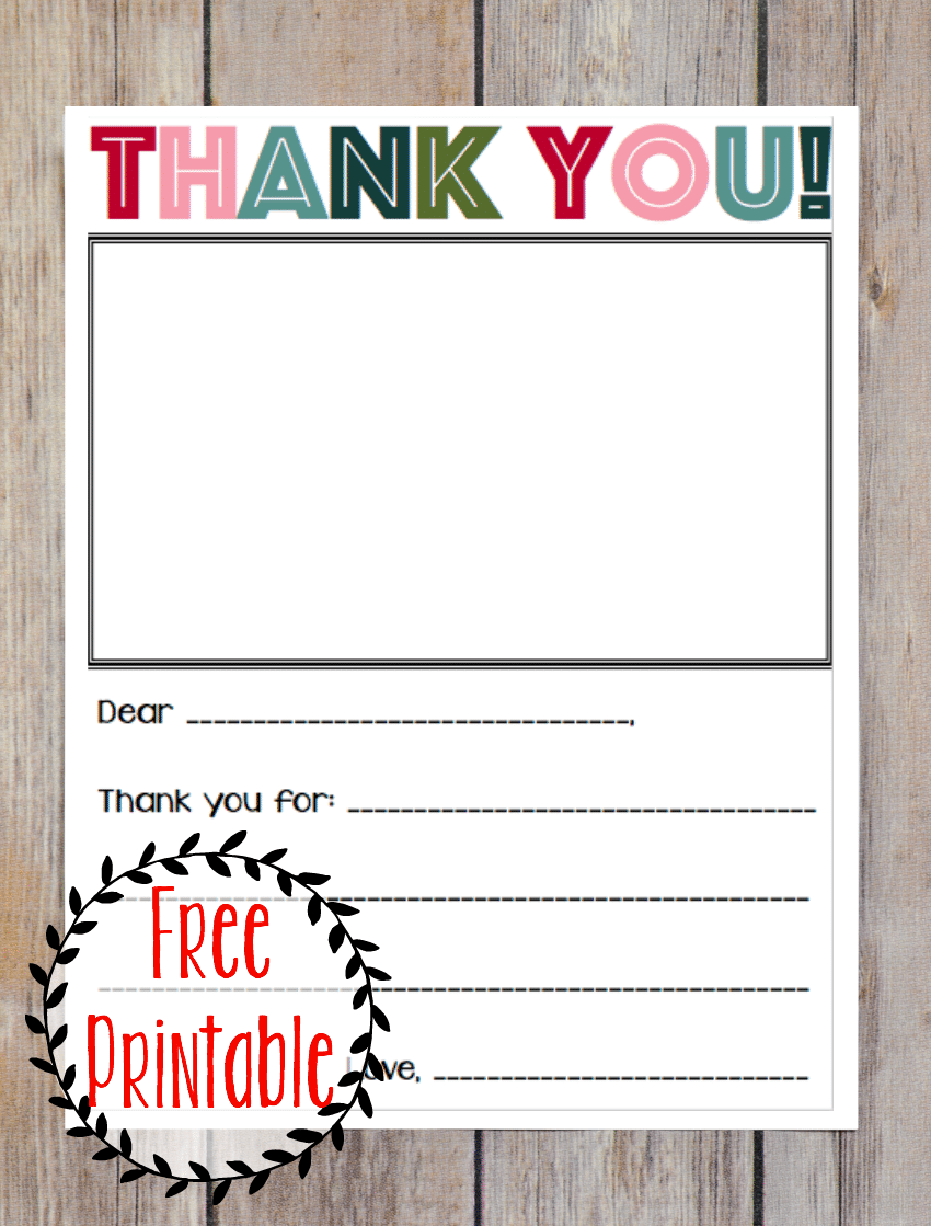 thank you note template free