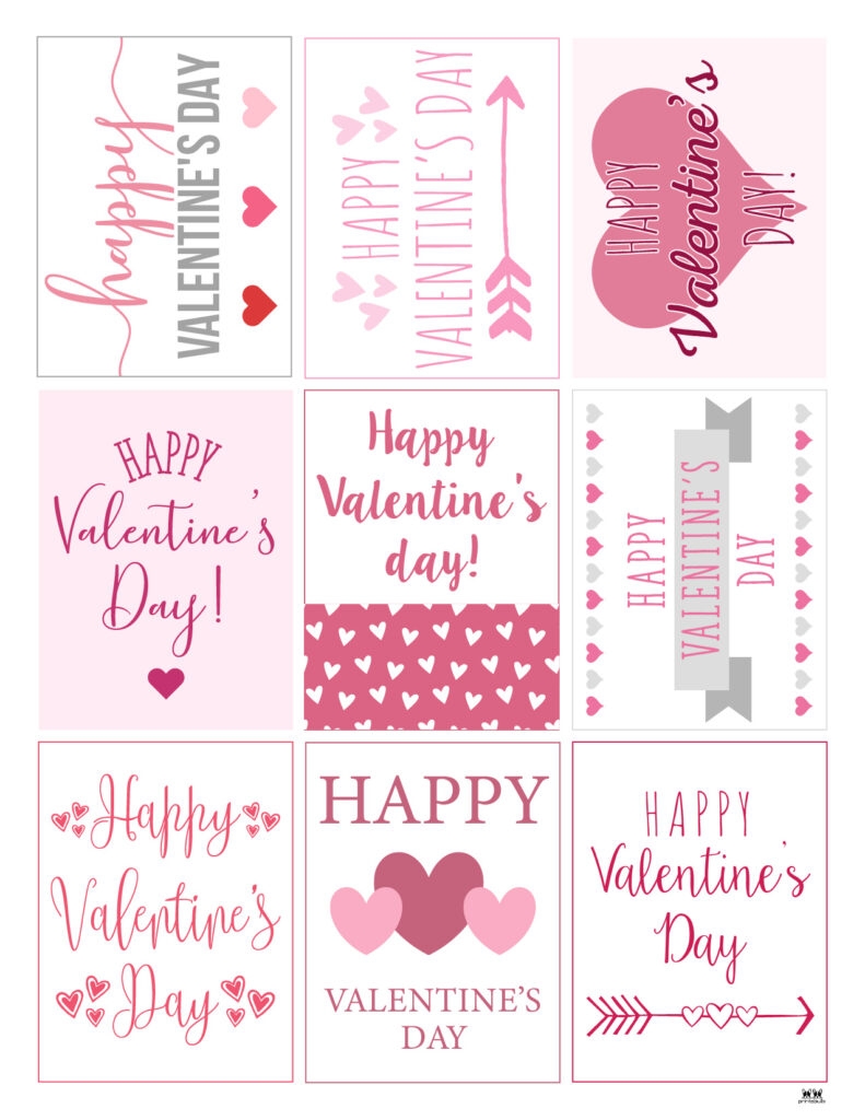 Printable Valentine s Day Cards 250 Free Printables Printabulls
