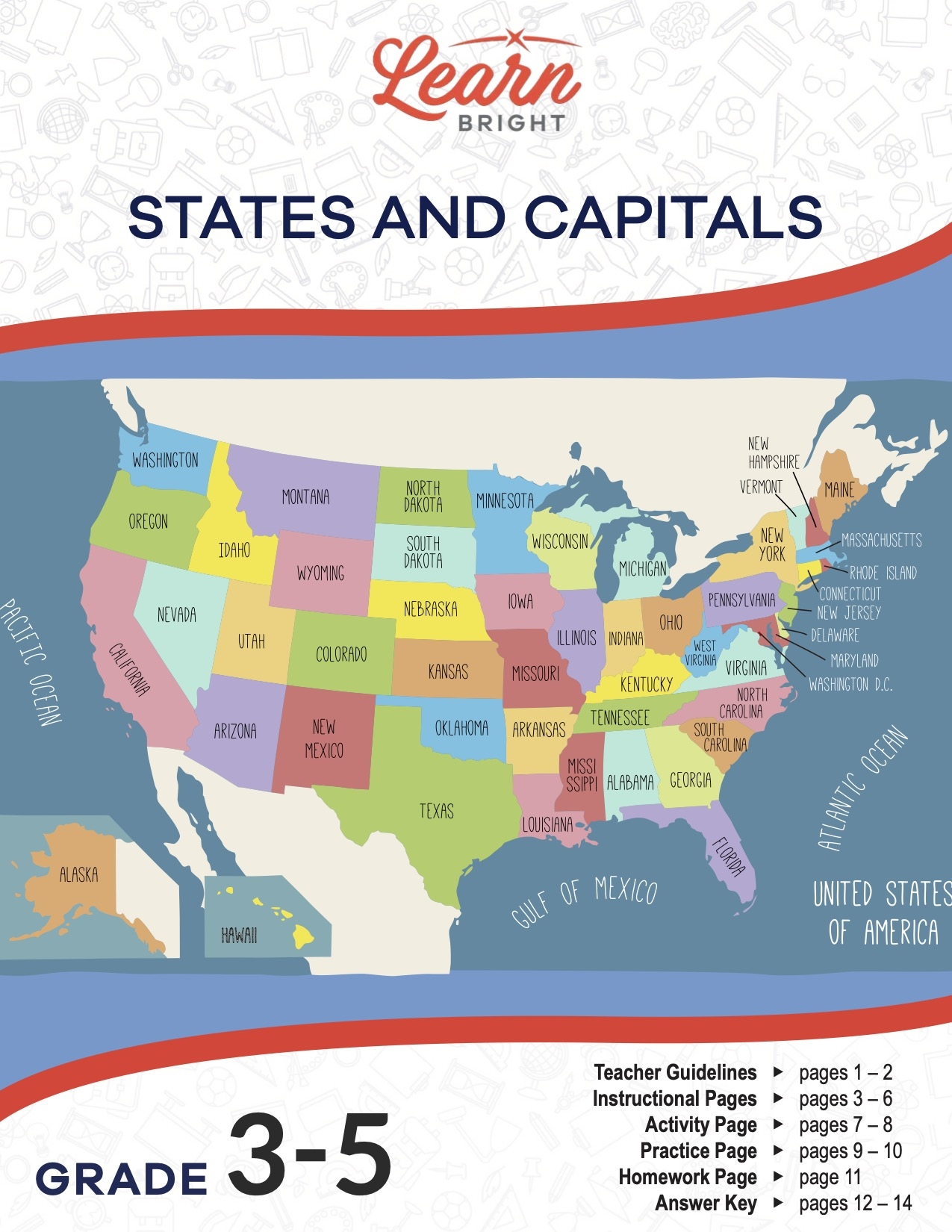 States And Capitals Free PDF Download Learn Bright