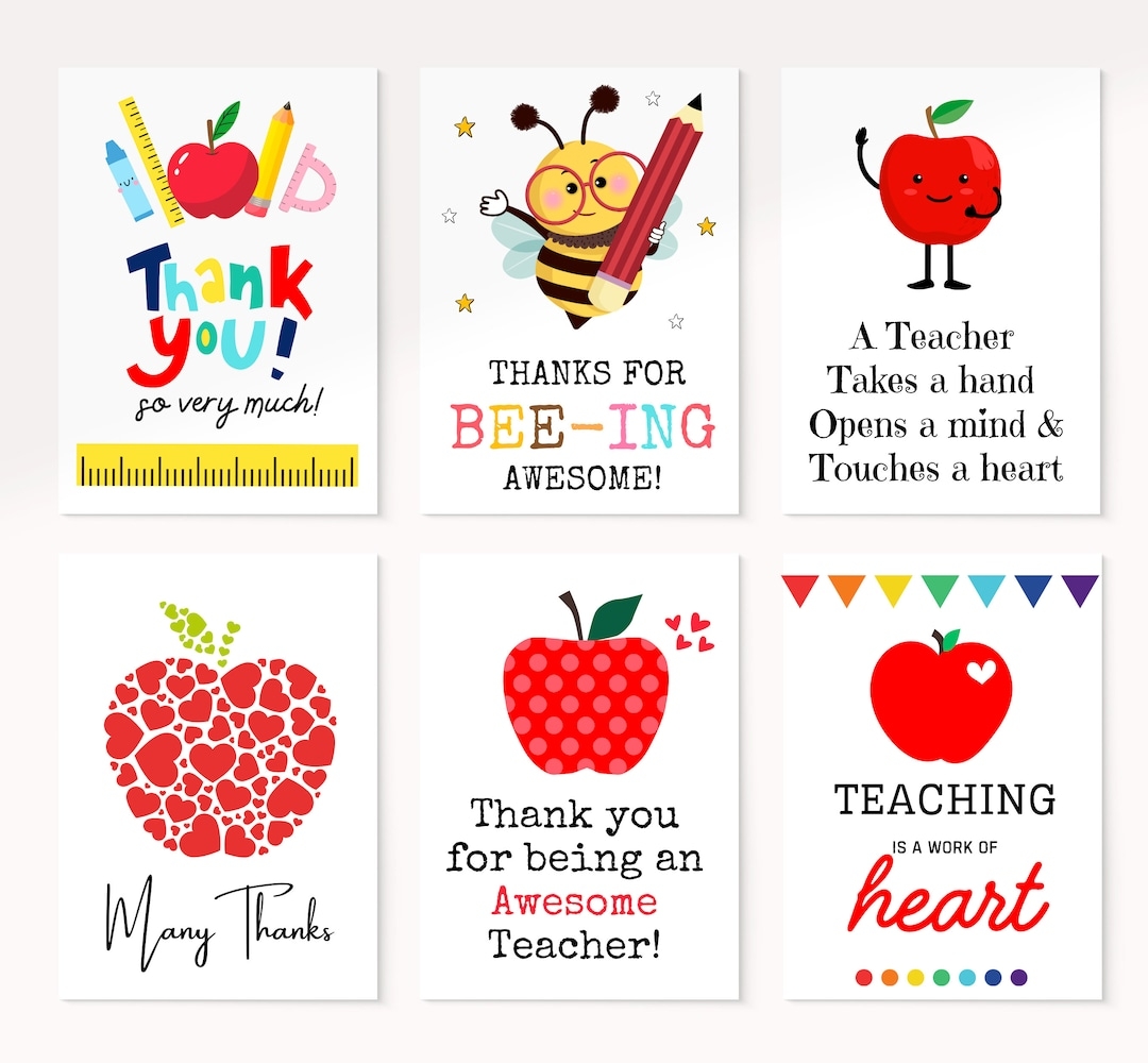 Teacher Appreciation Card Printable Teacher Thank You Card End Of Year Gift For Teachers Printable Card For Teacher Appreciation Week Etsy Teacher Appreciation Card Printable Teacher Thank You Card End Of Year Gift For Teachers Printable Card For Teacher Appreciation Week Etsy