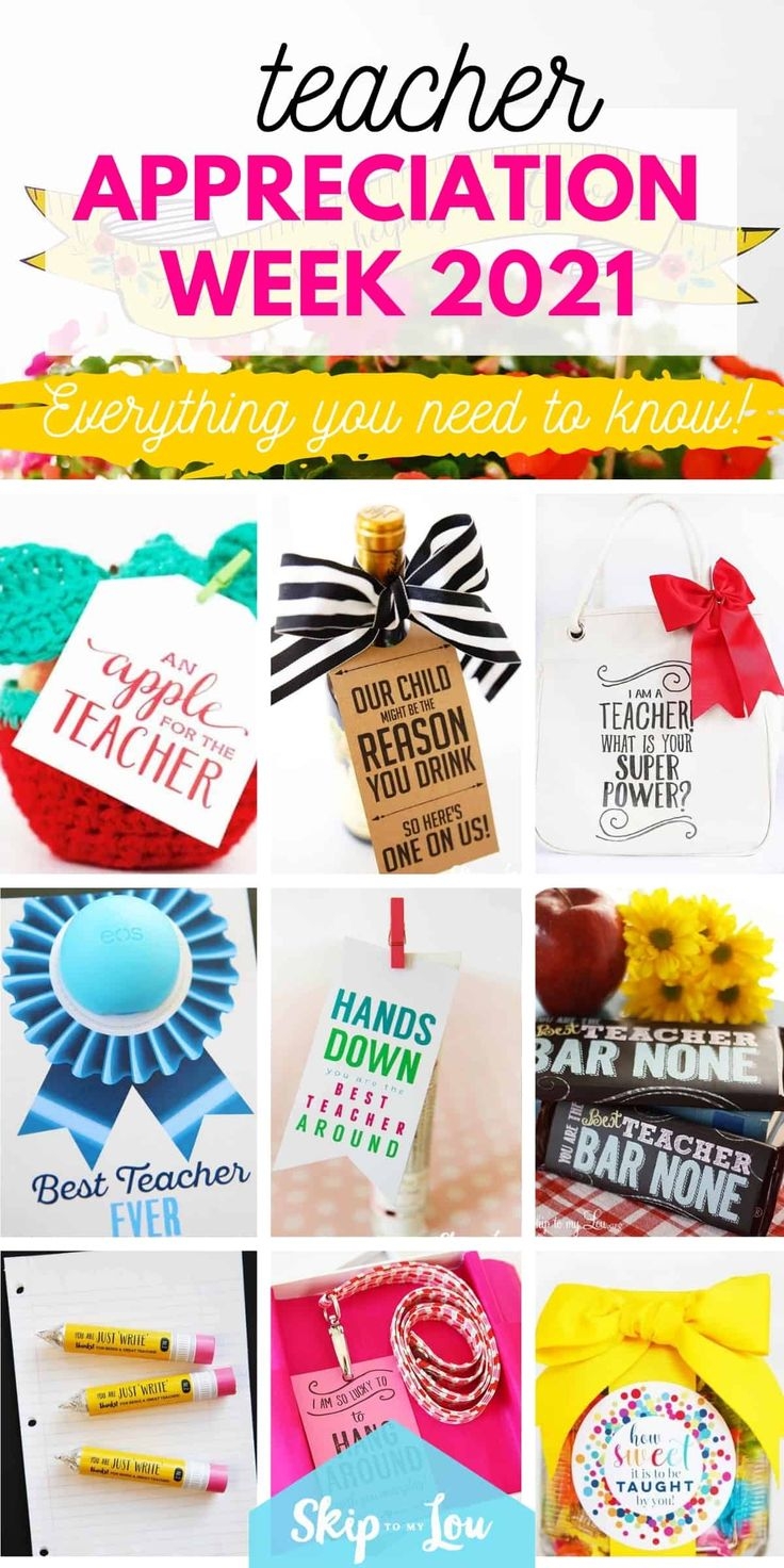 Teacher Appreciation Week 2025 AMAZING Ideas Skip To My Lou