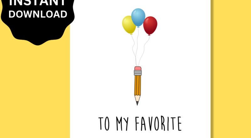 Teacher Birthday Card Printable Happy Birthday Card For Teacher Downloadable Cards For Teachers Birthday Gifts For Teacher Etsy