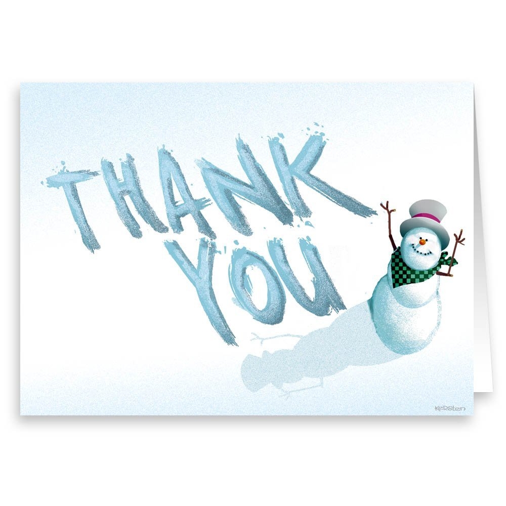 winter thank you note printable winter thank you note printable